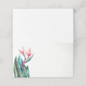 Der Vogel der tropischen Blanken-Platzkarten Platzkarte (Außenseite Aufgefaltet)