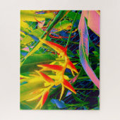 Der Vogel der tropischen Blume des Paradieses Puzzle (Vertikal)