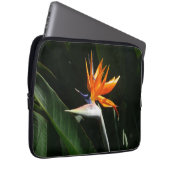 Der Vogel der tropischen Blume Orange Laptopschutzhülle (Vorne Rechts)