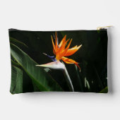 Der Vogel der tropischen Blume Orange Zubehörtasche (Rückseite)