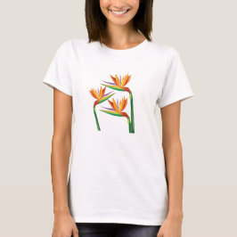 Der Vogel der tropischen Blume T-Shirt