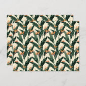 Der Vogel des Botanischen Mustermagazins Postkarte (Vorne/Hinten)