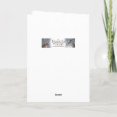 Der Vogel des glücklichen Geburtstages Karte (Rückseite)