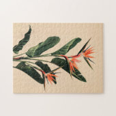 Der Vogel des Paradieses Botanische Kunst Puzzle (Horizontal)