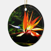 Der Vogel des Paradieses Keramik Ornament (Links)