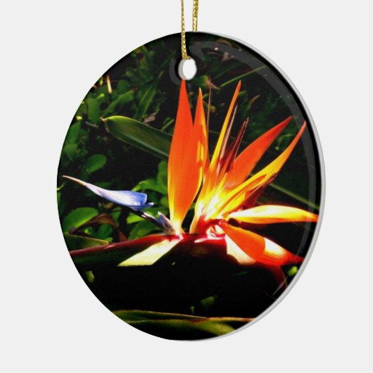 Der Vogel des Paradieses Keramik Ornament (Links)