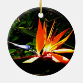 Der Vogel des Paradieses Keramik Ornament (Hinten)