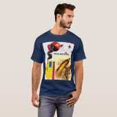 Der Vogel des Paradieses repräsentiert mein Land T-Shirt (Vorne ganz)