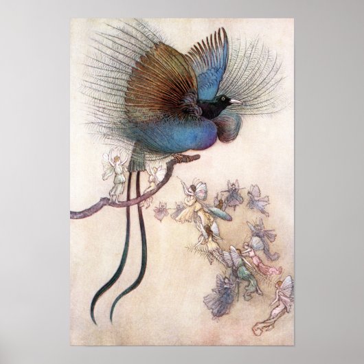 Der Vogel des Paradieses von Warwick Goble Poster (Vorne)