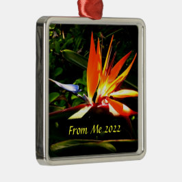Der Vogel des Paradieses Weihnachtsfeiertag Ornament Aus Metall