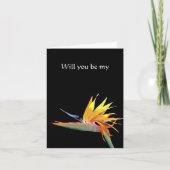 Der Vogel des Paradieses wird meine Karte sein (Vorderseite)