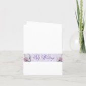 Der Vogel des Paradieses wird meine Karte sein (Rückseite)