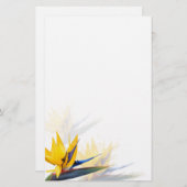 Der Vogel des Paradise Blank Writer Paper Briefpapier (Vorne/Hinten)