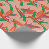 Der Vogel des Paradise Geschenkpapier, perfekt für Geschenkpapier (Ecke)