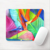 Der Vogel des Paradise Strelitzia Blume Tropische  Mousepad (Mit Mouse)
