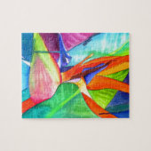 Der Vogel des Paradise Strelitzia Blume Tropische Puzzle (Horizontal)