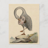 Der Vogel des Selbstwissens Einzigartige Symbolpos Postkarte (Vorderseite)