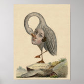 Der Vogel des Selbstwissens Einzigartiges Symbol d Poster (Vorne)