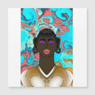 Der Vogel des Universums, die Energie der Liebe Magnetkarte