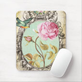 *der Vogel & die Rose* Mousepad (Mit Mouse)