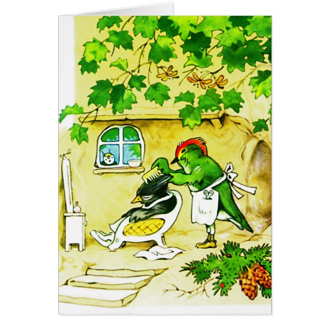 Der Vogel-Friseur (Vorne)