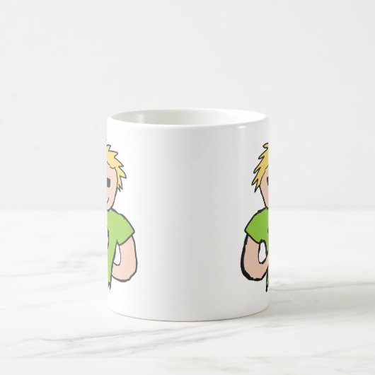 Der Vogel gedreht Kaffeetasse (Mittel)