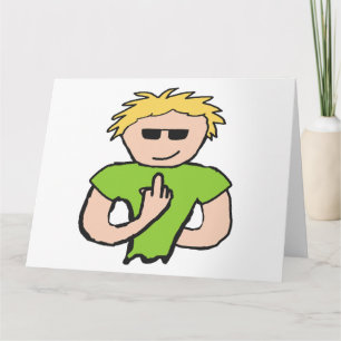 Der Vogel gedreht Karte