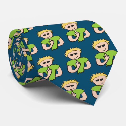 Der Vogel gedreht Krawatte (Gerollt)