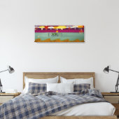 Der Vogel in der Themse 2008 Leinwanddruck (Insitu (Schlafzimmer))