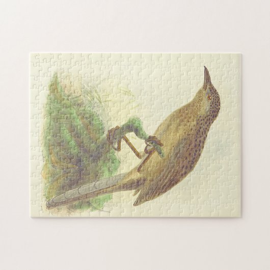 Der Vogel ist auf einem Zweig platziert, das Puzzl Puzzle (Horizontal)