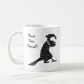 Der Vogel ist das Wort Kaffeetasse (Links)