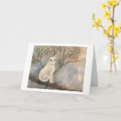 Der Vogel Lover Karte (Gelbe Blume)