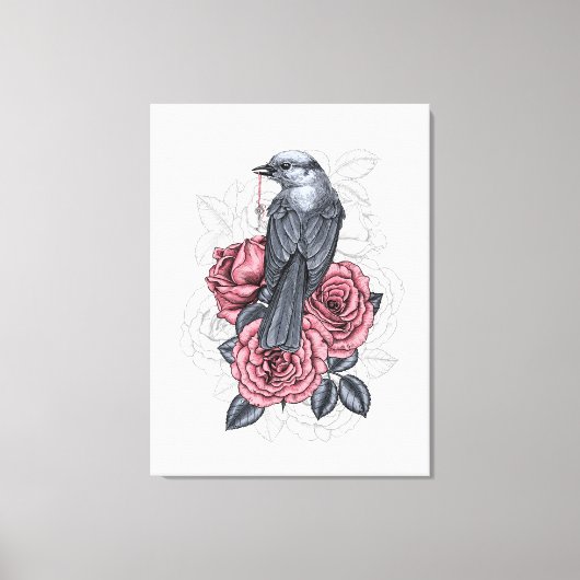 Der Vogel mit dem silbernen Schlüssel Leinwanddruck (Vorderseite)