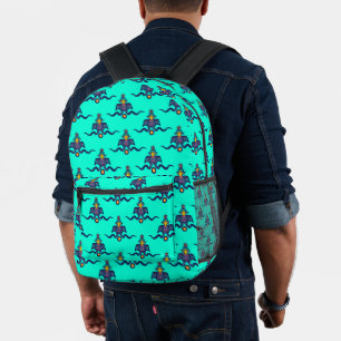 Der Vogel und die Maus Bedruckter Rucksack