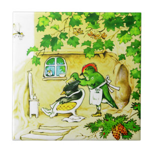 Der Vogelbarsch Fliese
