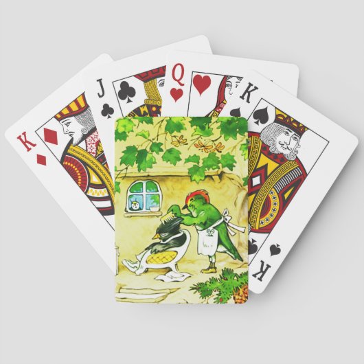 Der Vogelbarsch Spielkarten (Rückseite)