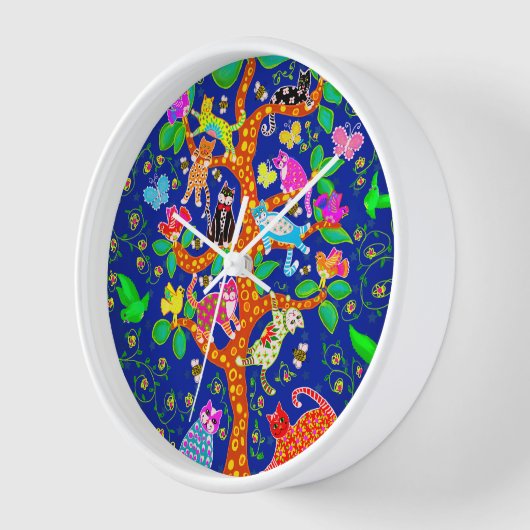 Der Vogelbaum der Katze Spaß am Leben Uhr (Winkel)