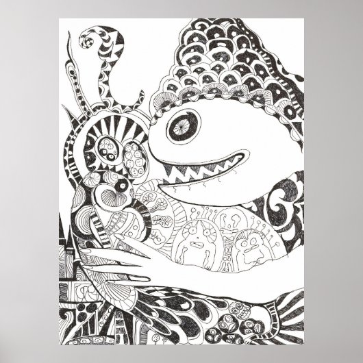 Der Vogelfänger Poster (Vorne)