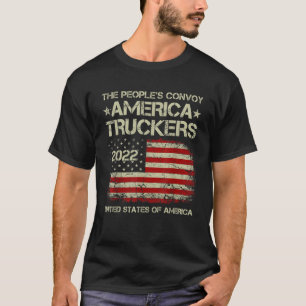Der Volkskonvoi 2022 America Truckers Freedom T-Shirt