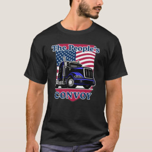 Der Volkskonvoi für amerikanische Lastkraftwagen 2 T-Shirt