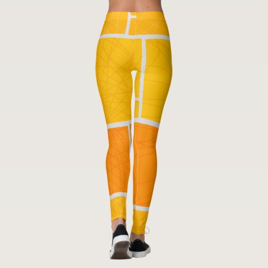 Der Volleyball der SPITZENfrauen Leggings (Rückseite)