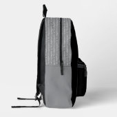 Der Volleyballplatz ist mein glücklicher Ort Bedruckter Rucksack (Links)