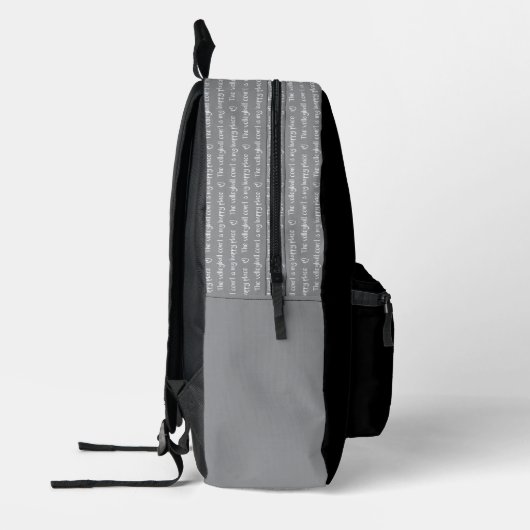 Der Volleyballplatz ist mein glücklicher Ort Bedruckter Rucksack (Links)