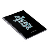 Der Volleyballplatz ist mein glücklicher Ort Notizblock (Rechte Seite)