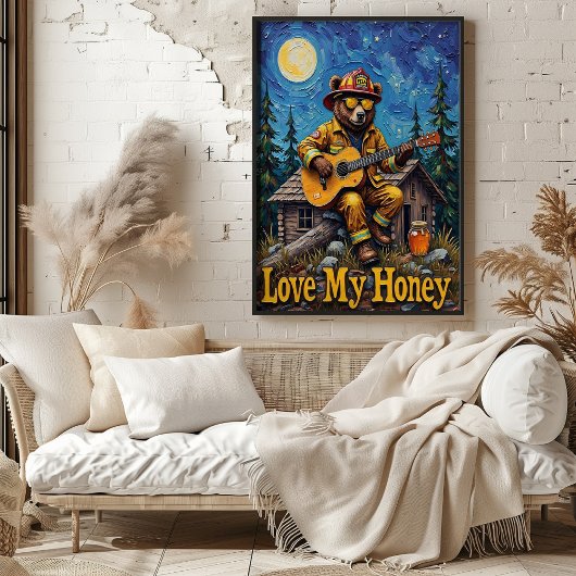 Der Vollmond-Gig des Waldfeuerwehrers Poster