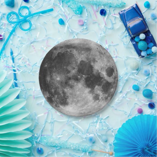 Der Vollmond Pappteller (Party)