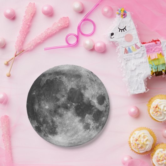 Der Vollmond Pappteller (Party)