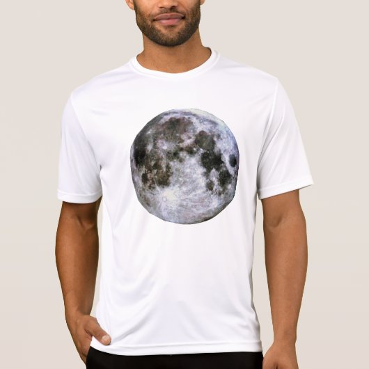 Der Vollmond-Shirt der Männer T-Shirt (Vorderseite)