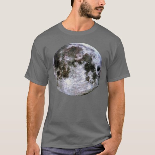 Der Vollmond-Shirt der Männer T-Shirt (Vorderseite)