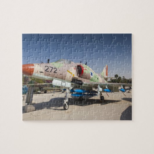 Der von den USA gebaute Kämpfer A-4 Skyhawk Puzzle (Horizontal)
